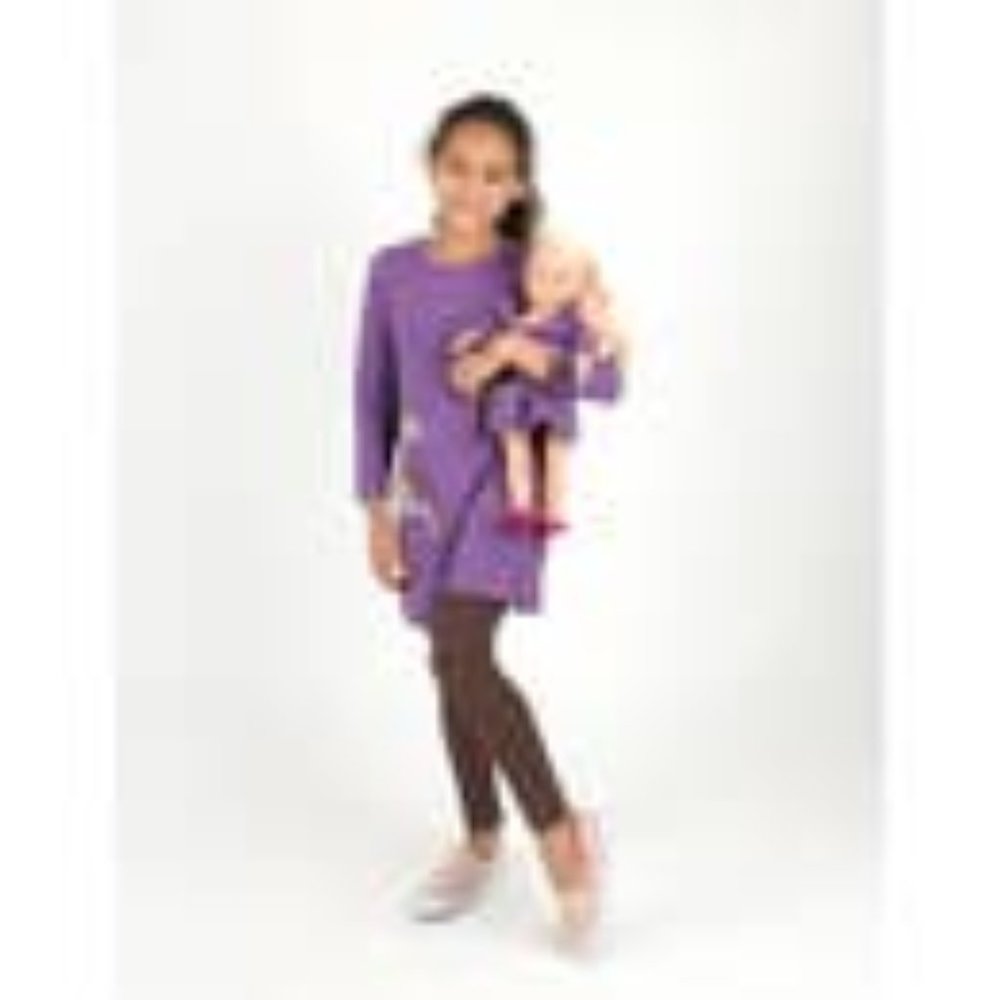 Girl And Doll Cotton Dress